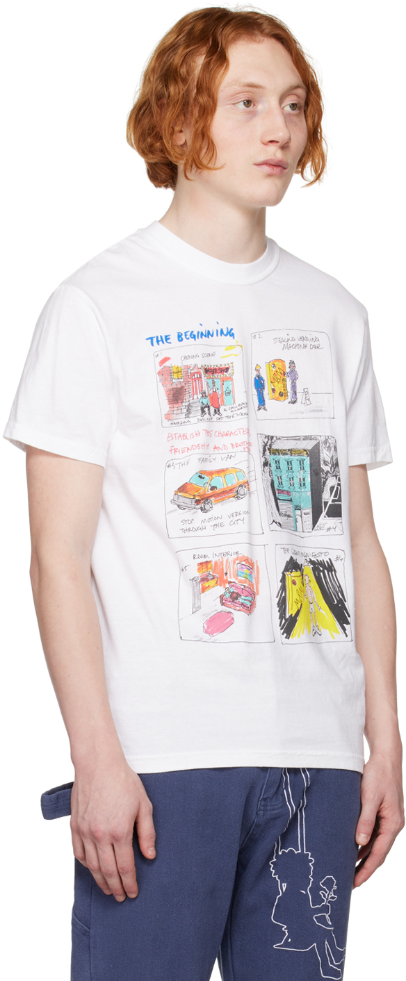 KidSuper White Screenplay T-Shirt KidSuper