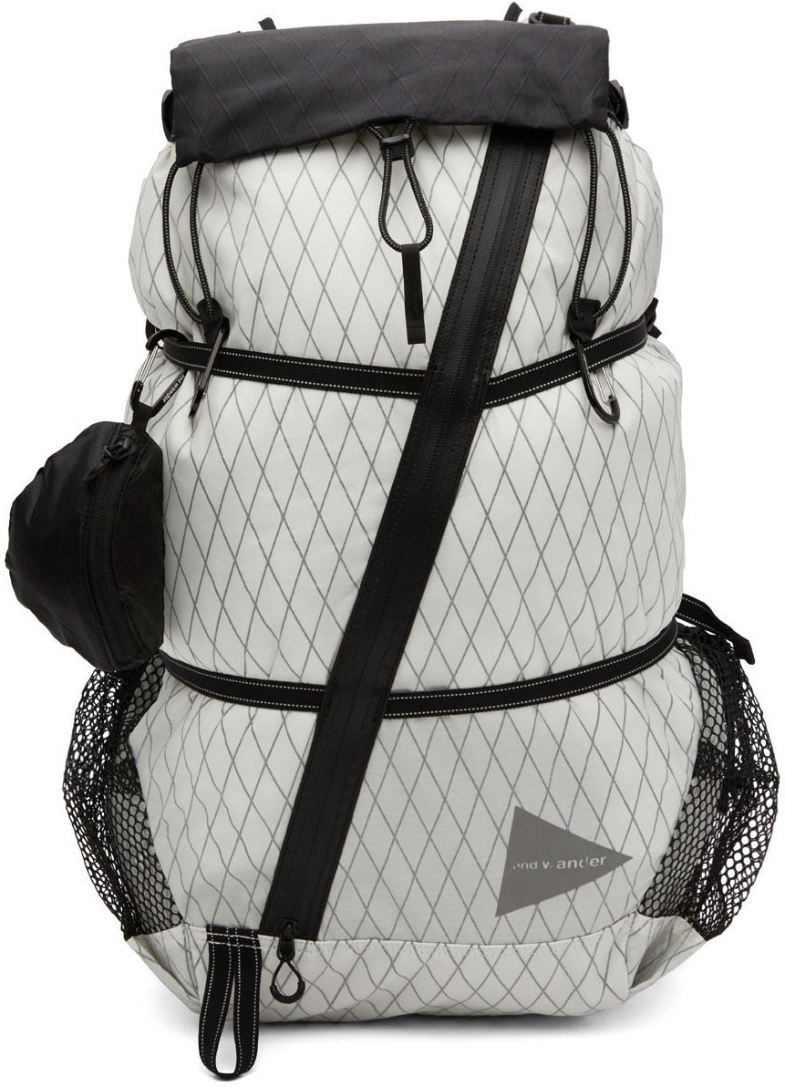 and wander White XPac 45L Backpack and Wander