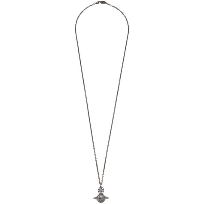 vivienne westwood necklace gunmetal