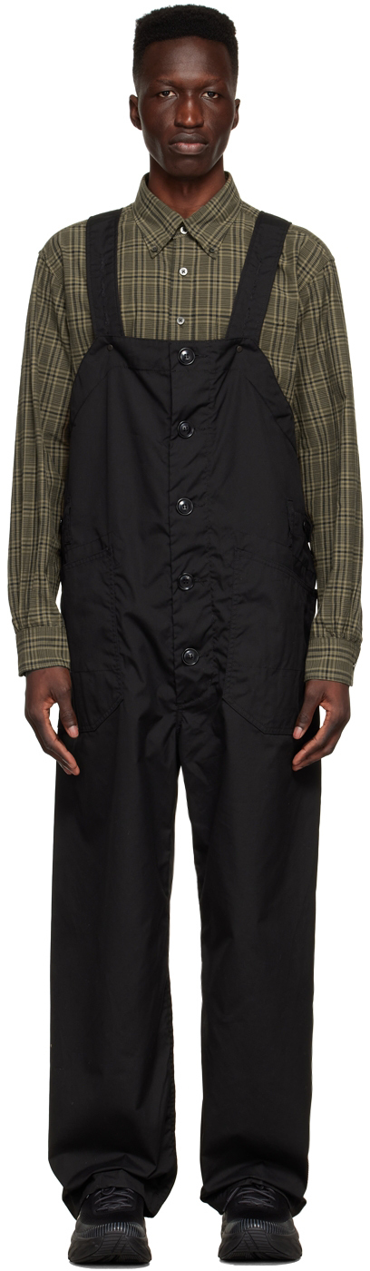 Photo: Engineered Garments Black Polyester Overalls