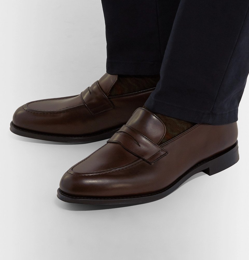 Church's - Netton Polished-Leather Penny Loafers - Brown Church's