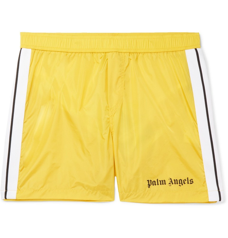 mens yellow board shorts