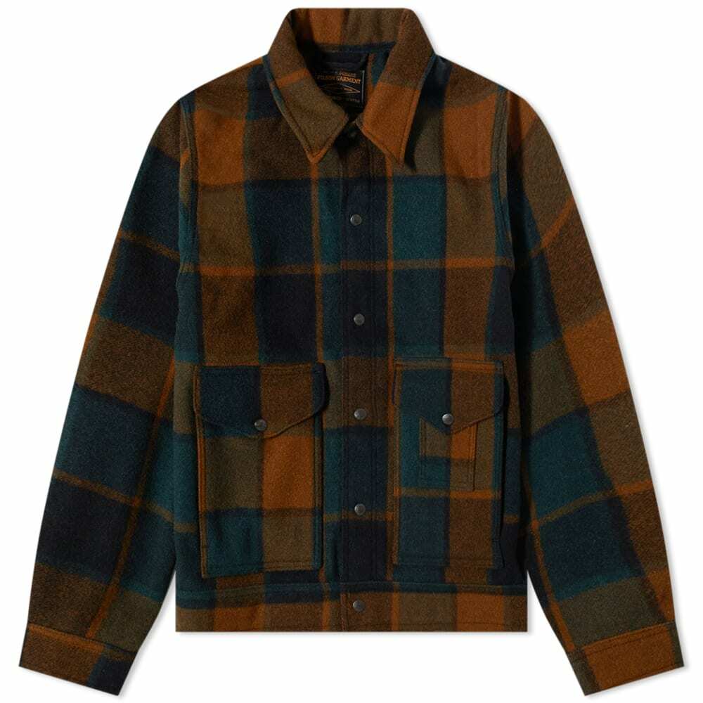 Filson Men's Mackinaw Wool Work Jacket In Pine Filson