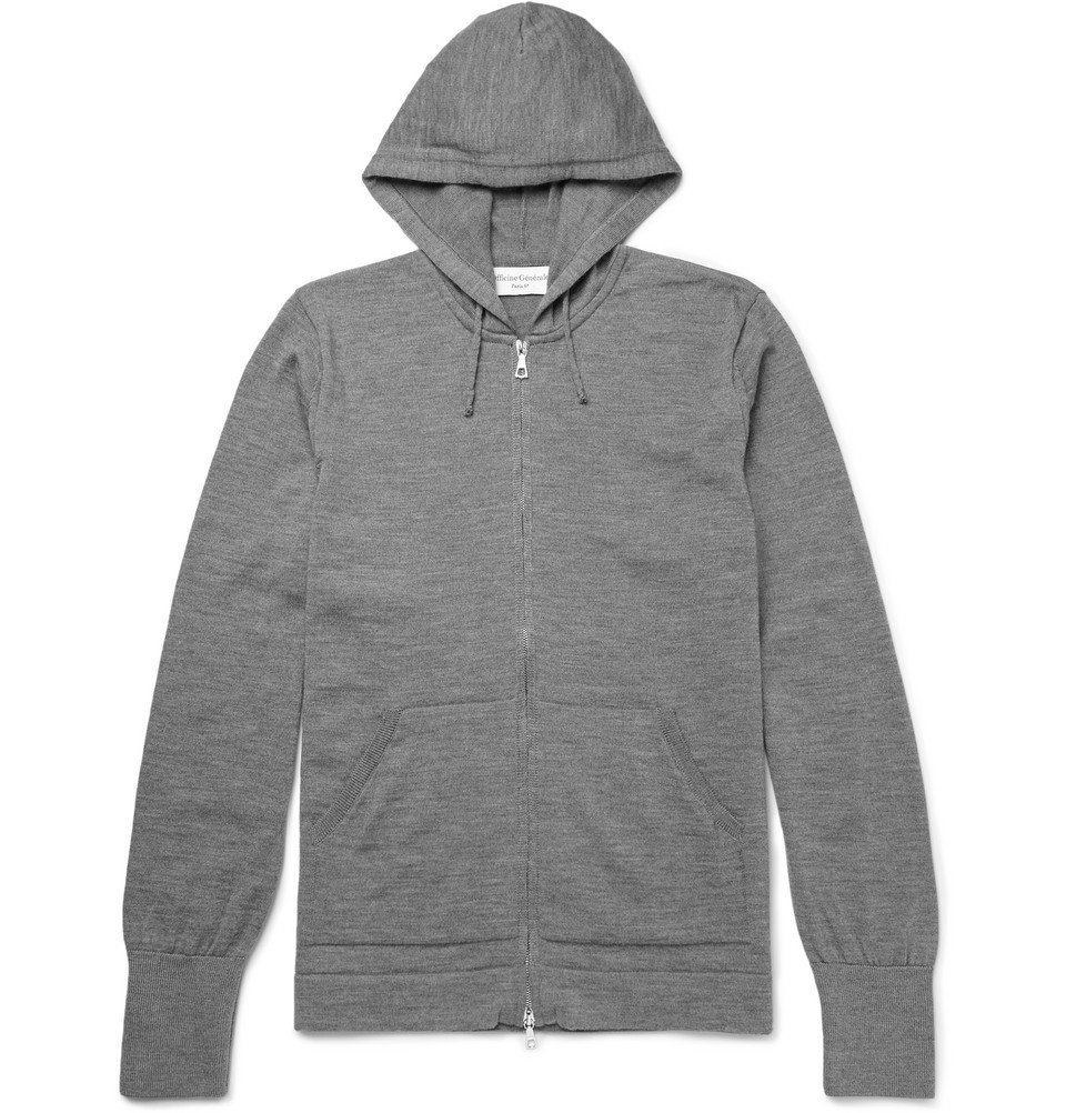 merino wool zip hoodie