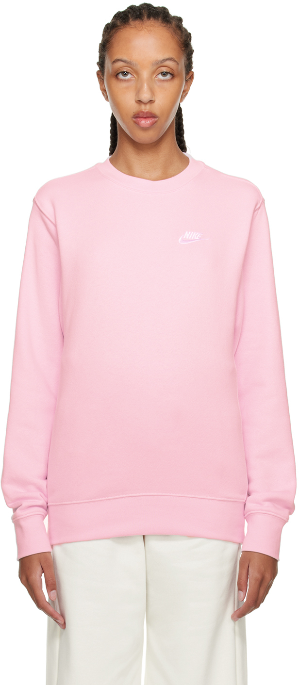 Nike Pink Sportswear Club Sweatshirt Nike