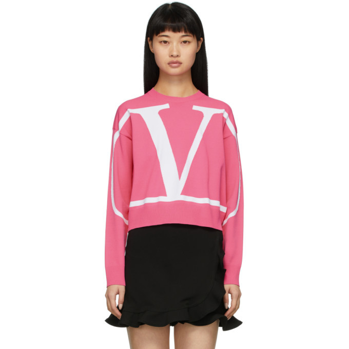 valentino pink sweater