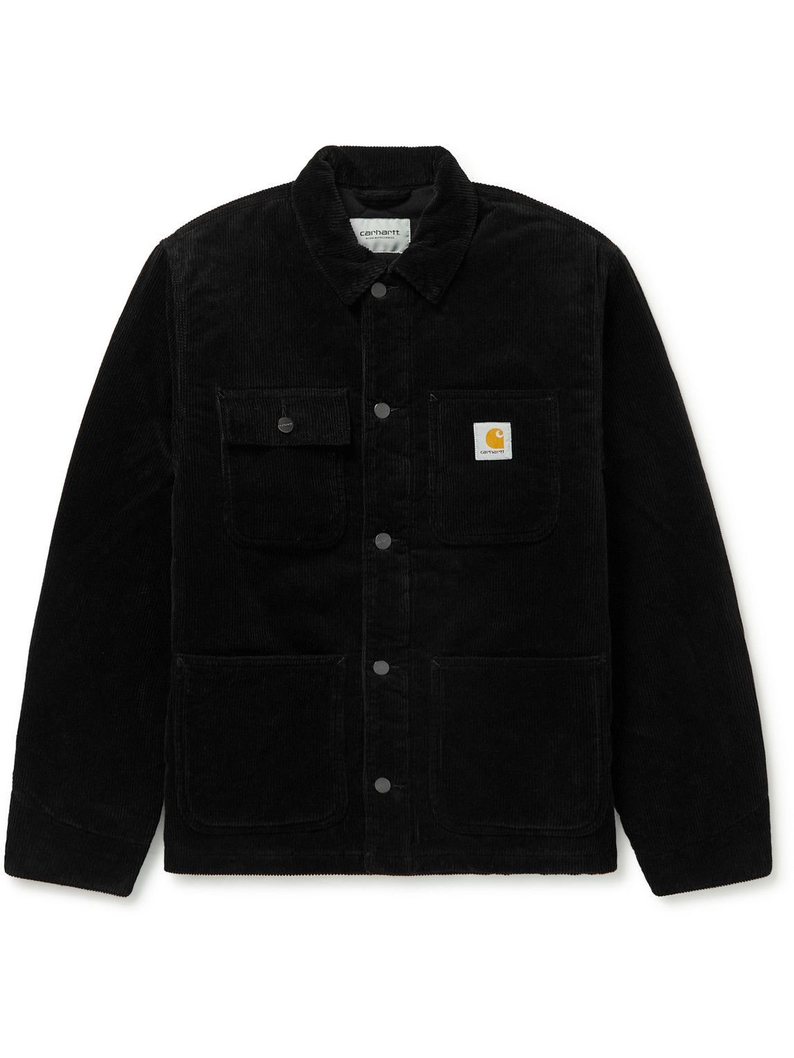 Carhartt WIP - Michigan Padded Cotton-Corduroy Chore Jacket - Black ...