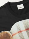 Burberry - Printed Organic Cotton-Jersey T-Shirt - Black
