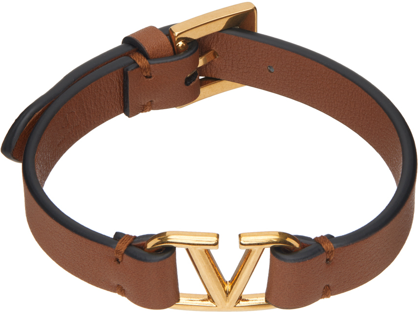 Valentino Garavani Beige Metal Broch main image 1