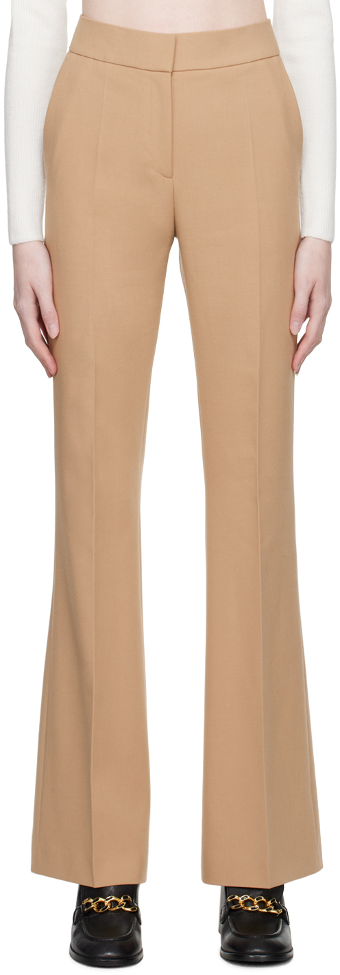 Hugo Beige Hismara Trousers Hugo Boss