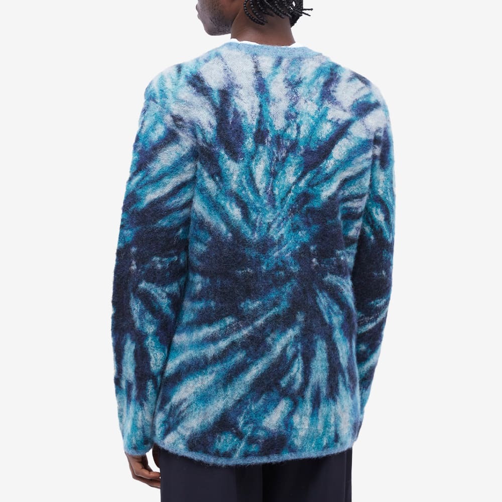 Comme des Garçons Homme Plus Men's Mohair Tie Dye Print Crew Knit