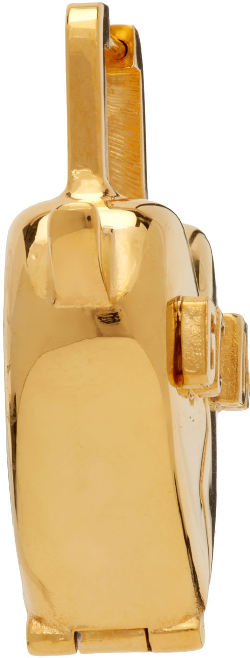 GCDS Gold Heartbreaker Earrings GCDS gcds-gold-heartbreaker-earrings-gcds