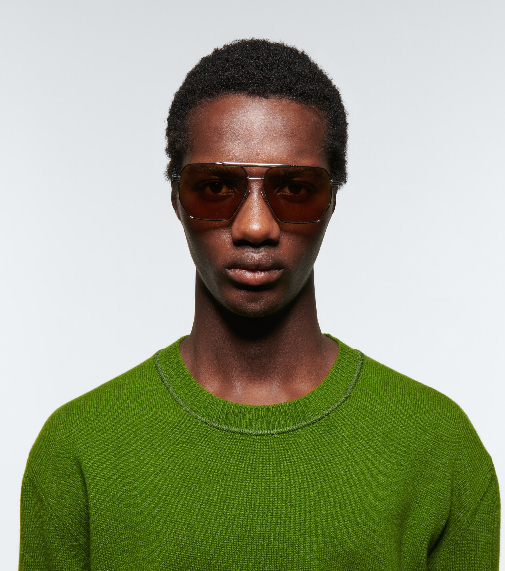 Bottega Veneta Metal Frame Sunglasses Bottega Veneta 