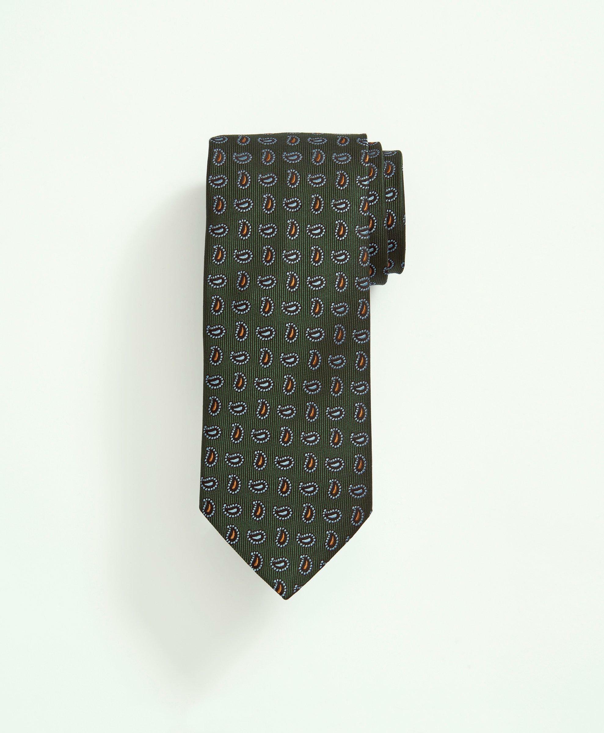 Brooks Brothers Men's Silk Pine Tie | Green