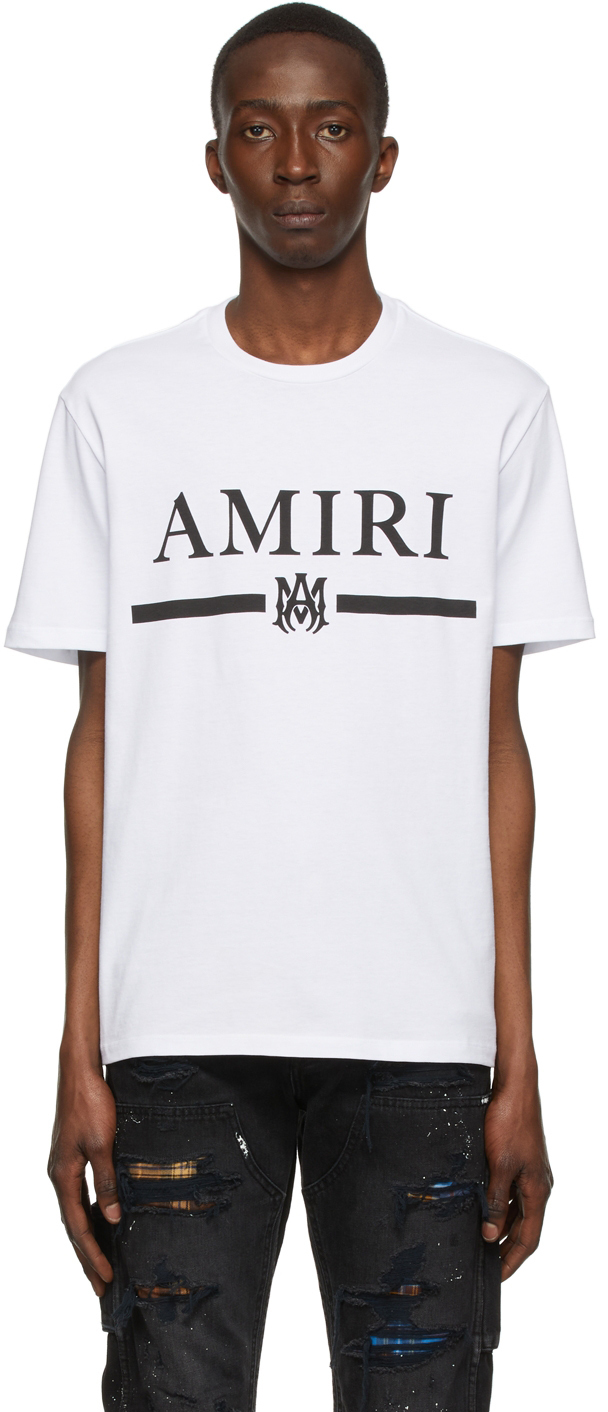 AMIRI White Cotton T-Shirt Amiri