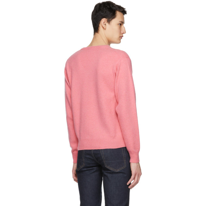 Tom Ford Pink Cashmere V-Neck Sweater TOM FORD
