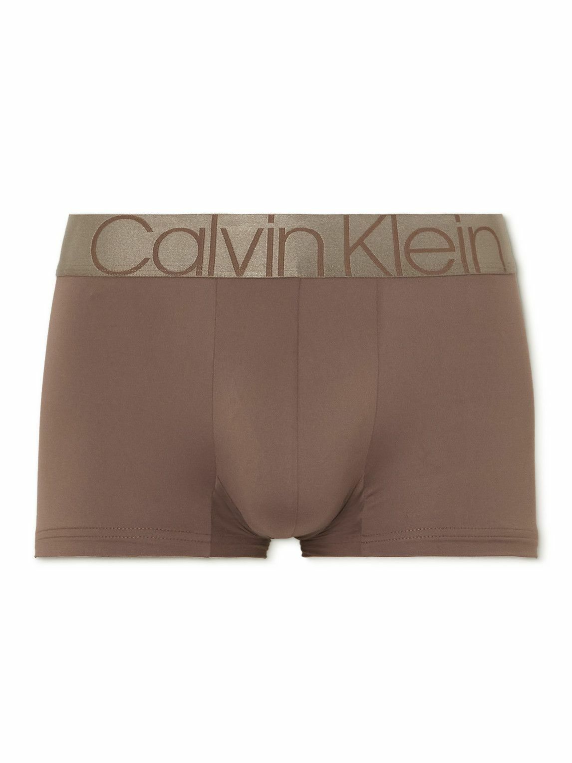 Calvin Klein Underwear - Three-Pack Stretch-Cotton Jersey Boxer Briefs -  Black Calvin Klein Underwear