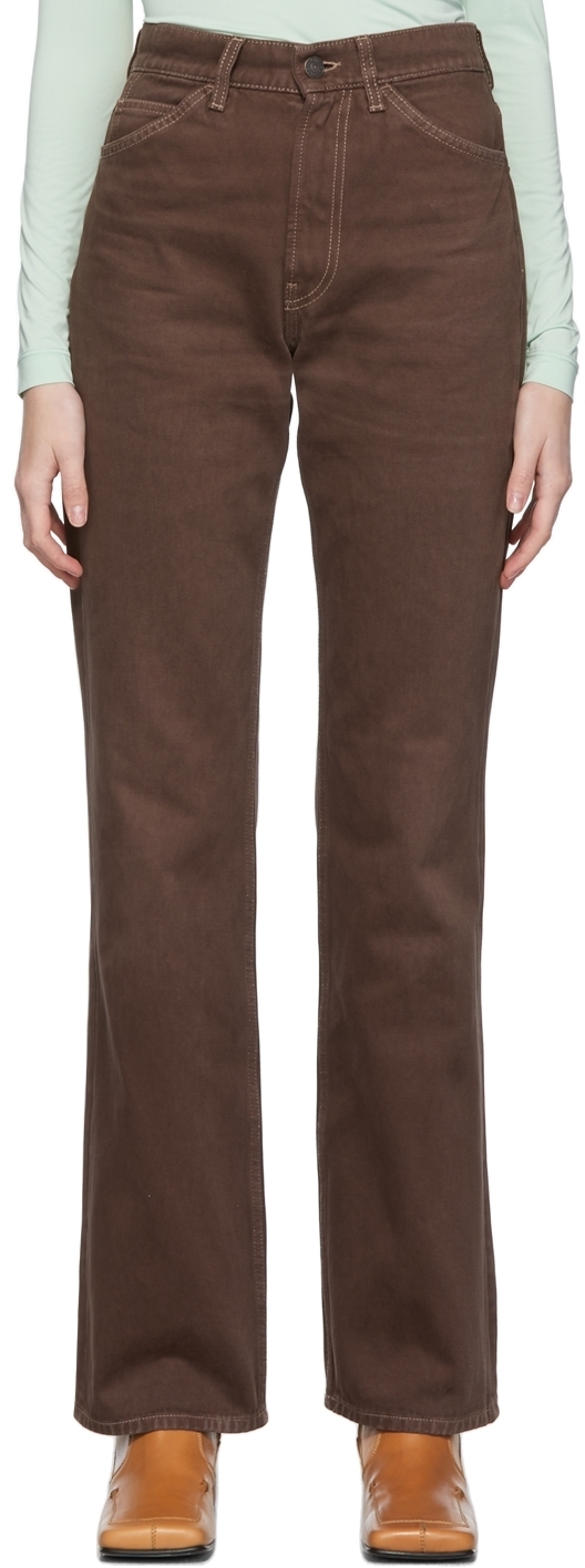 Acne Studios Brown 1977 Bootcut Fit 