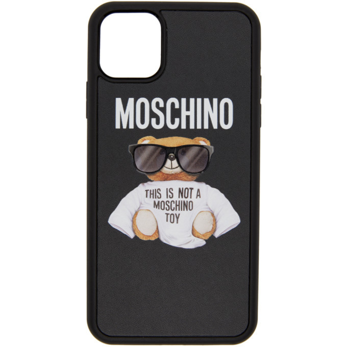 Moschino Black Bear Iphone 11 Pro Max Case Moschino