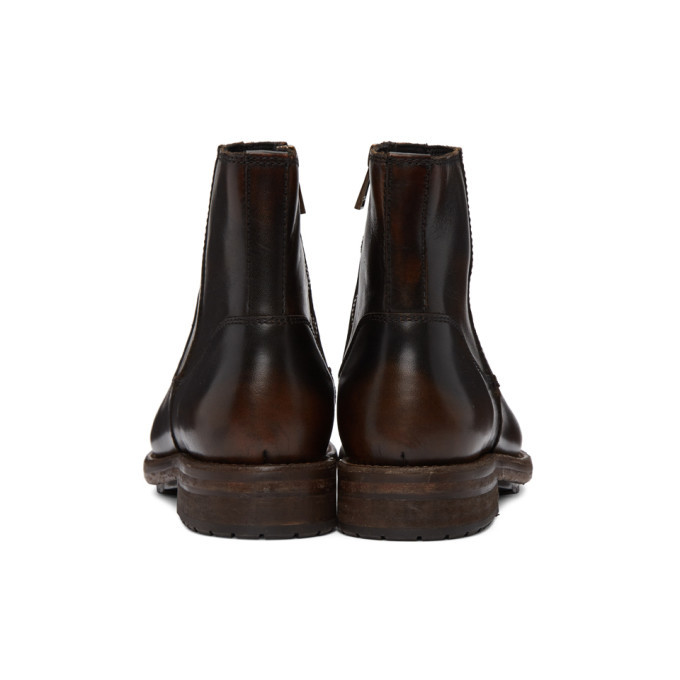 Belstaff Black Vintage Markham Boots Belstaff