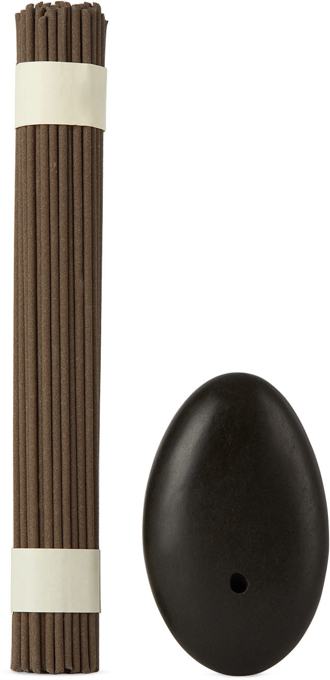 Binu Binu Stone Incense Burner & Cypress Incense Set Binu Binu