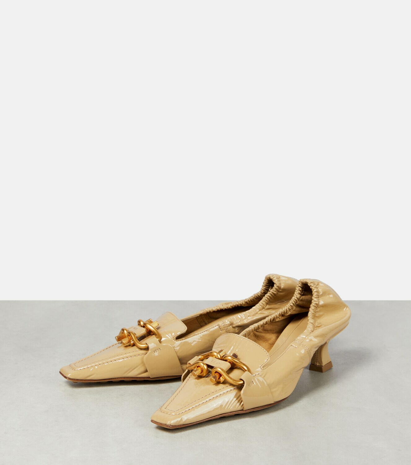 Bottega Madame patent leather pumps Bottega