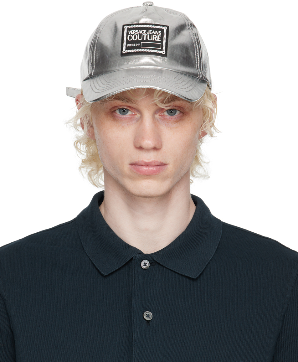 Versace Jeans Couture Silver Logo Cap Versace