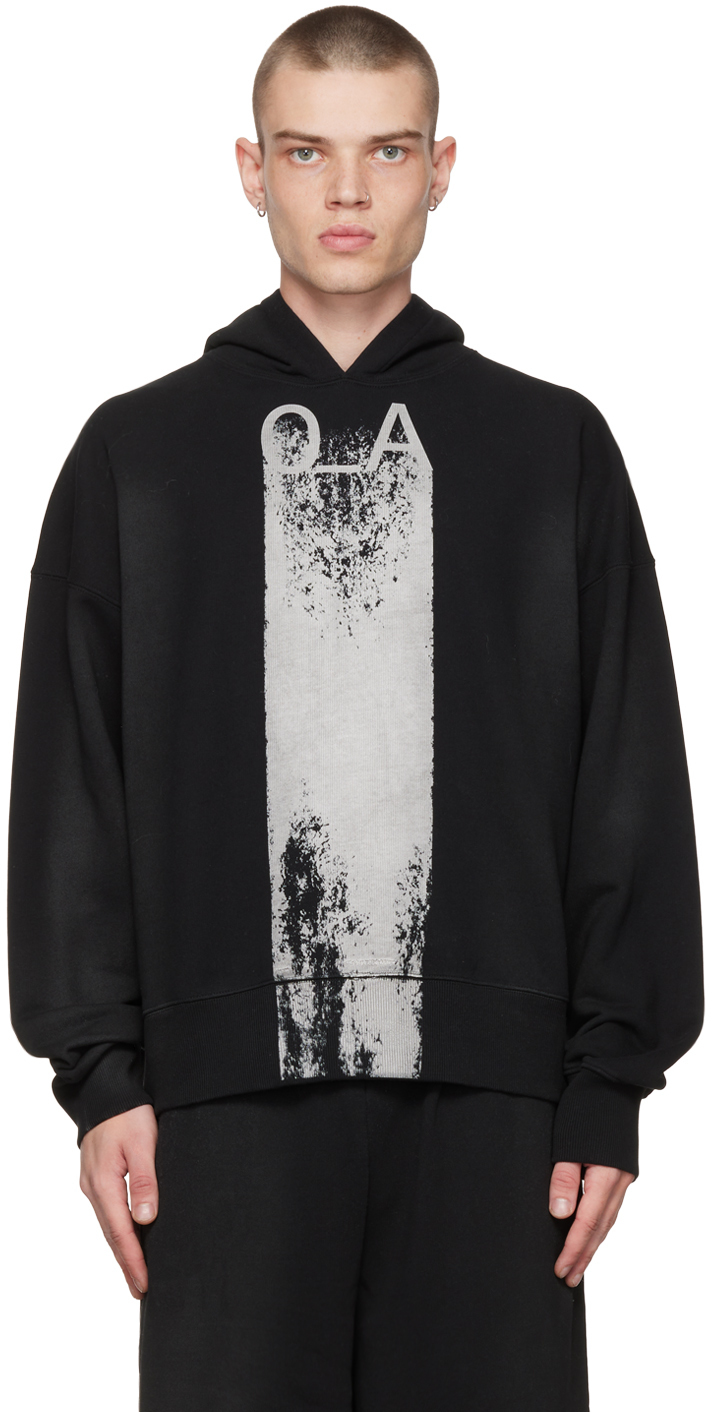 A-COLD-WALL* Black Print Hoodie A-Cold-Wall*