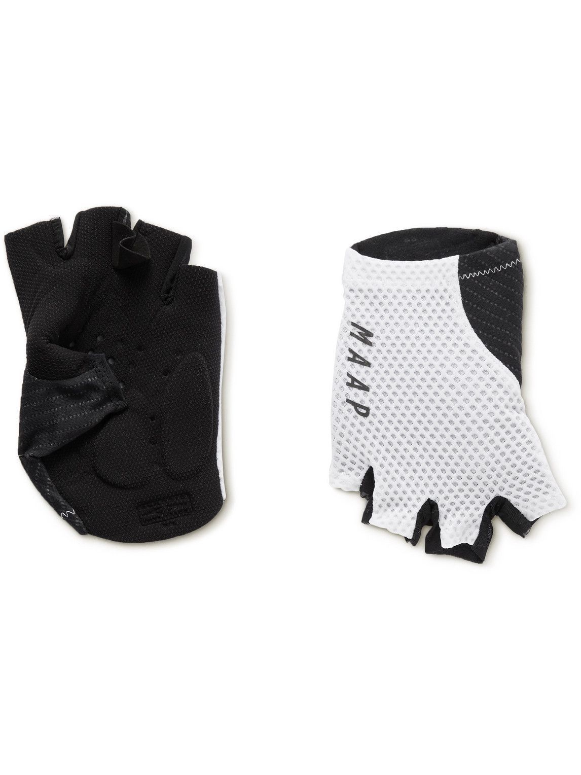 Photo: MAAP - Pro Race Hybrid Cell System and Mesh Cycling Gloves - White