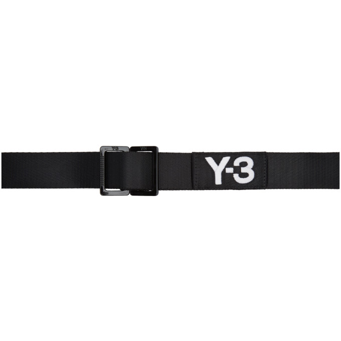 Y-3 Black Logo Belt Y-3