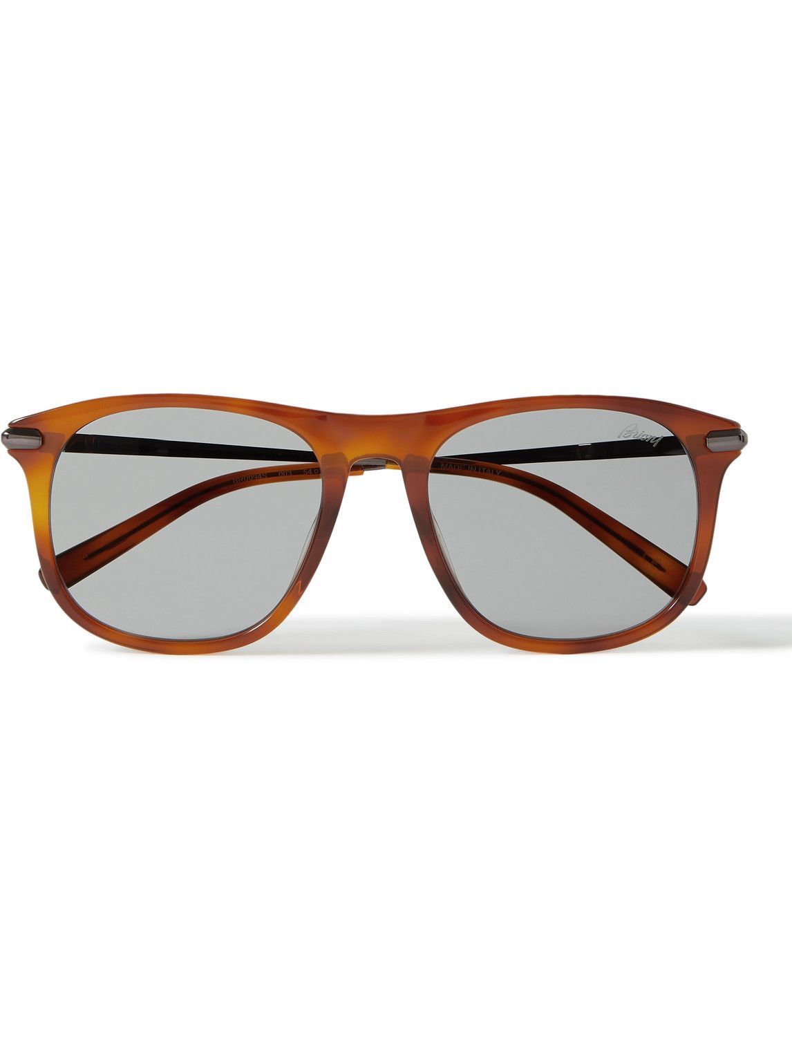 Brioni DFrame Acetate and GunmetalTone Sunglasses Brioni