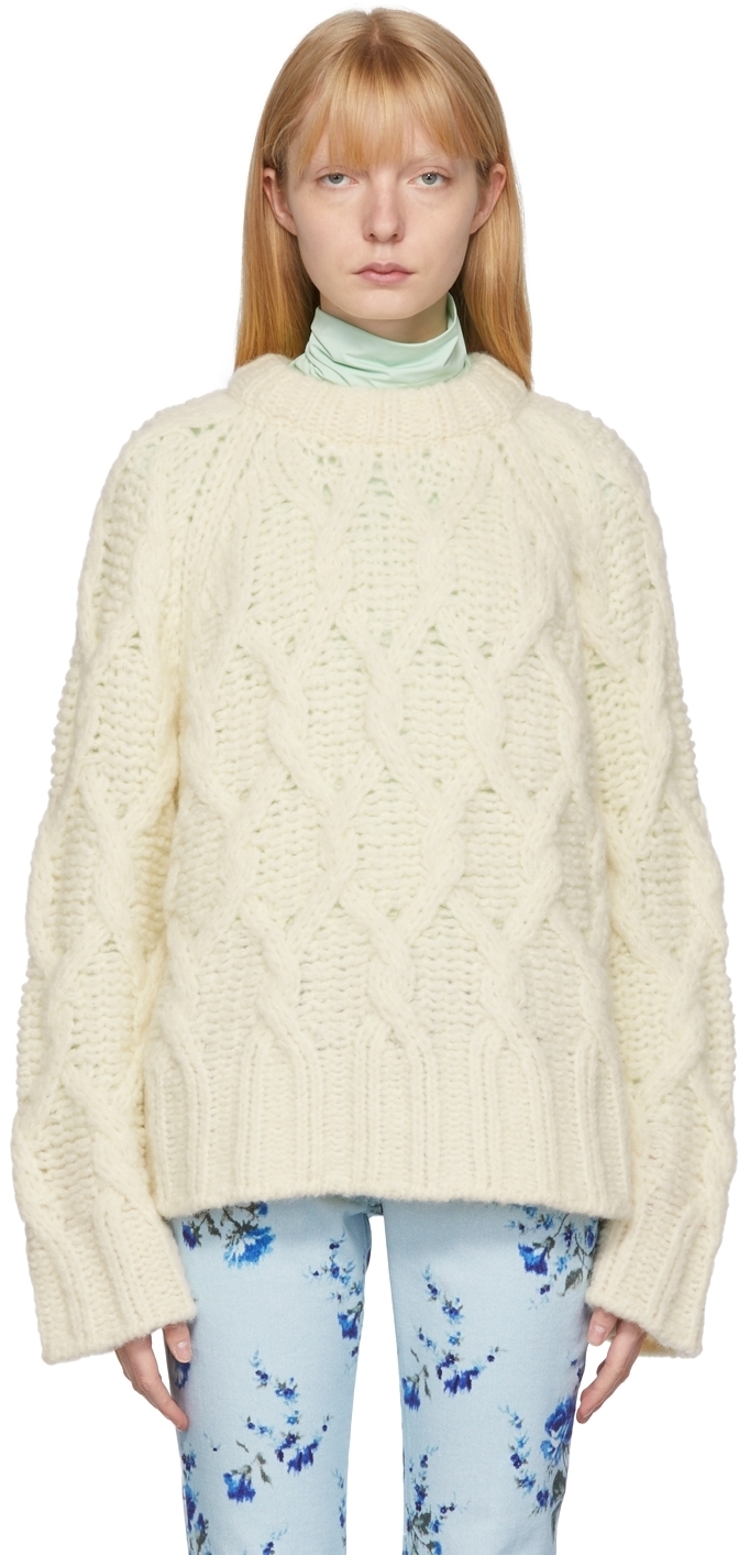 Acne Studios Off-White Cable Knit 