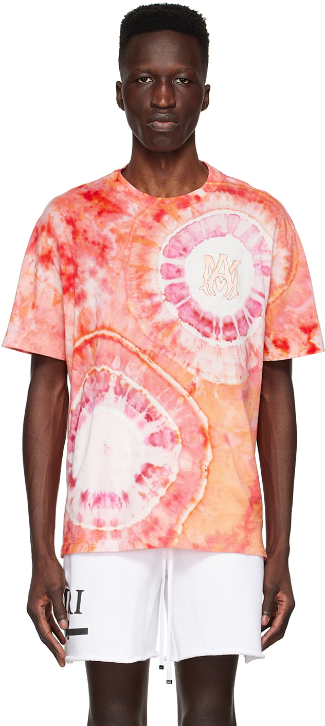 AMIRI Orange Cotton T-Shirt Amiri