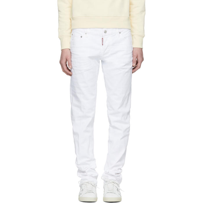 dsquared2 white jeans