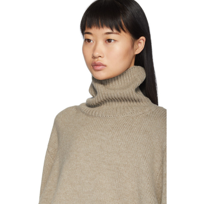 Toteme Beige Cambridge Turtleneck Toteme