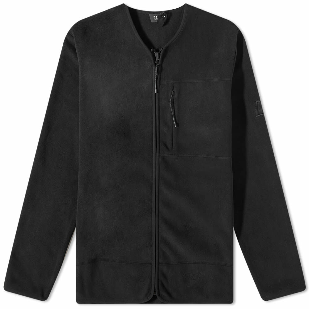 Rains Men's Fleece Jacket in Black Rains