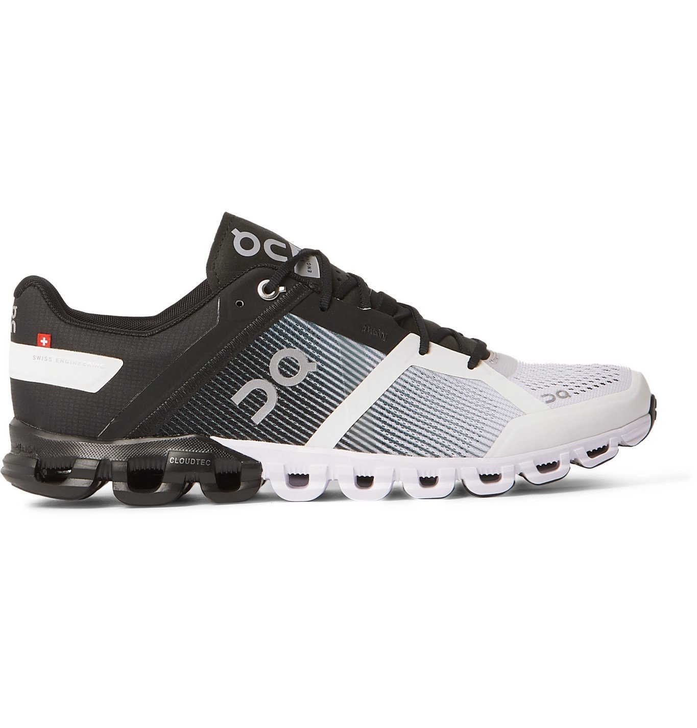 On Cloudflow Mesh Running Sneakers Black On