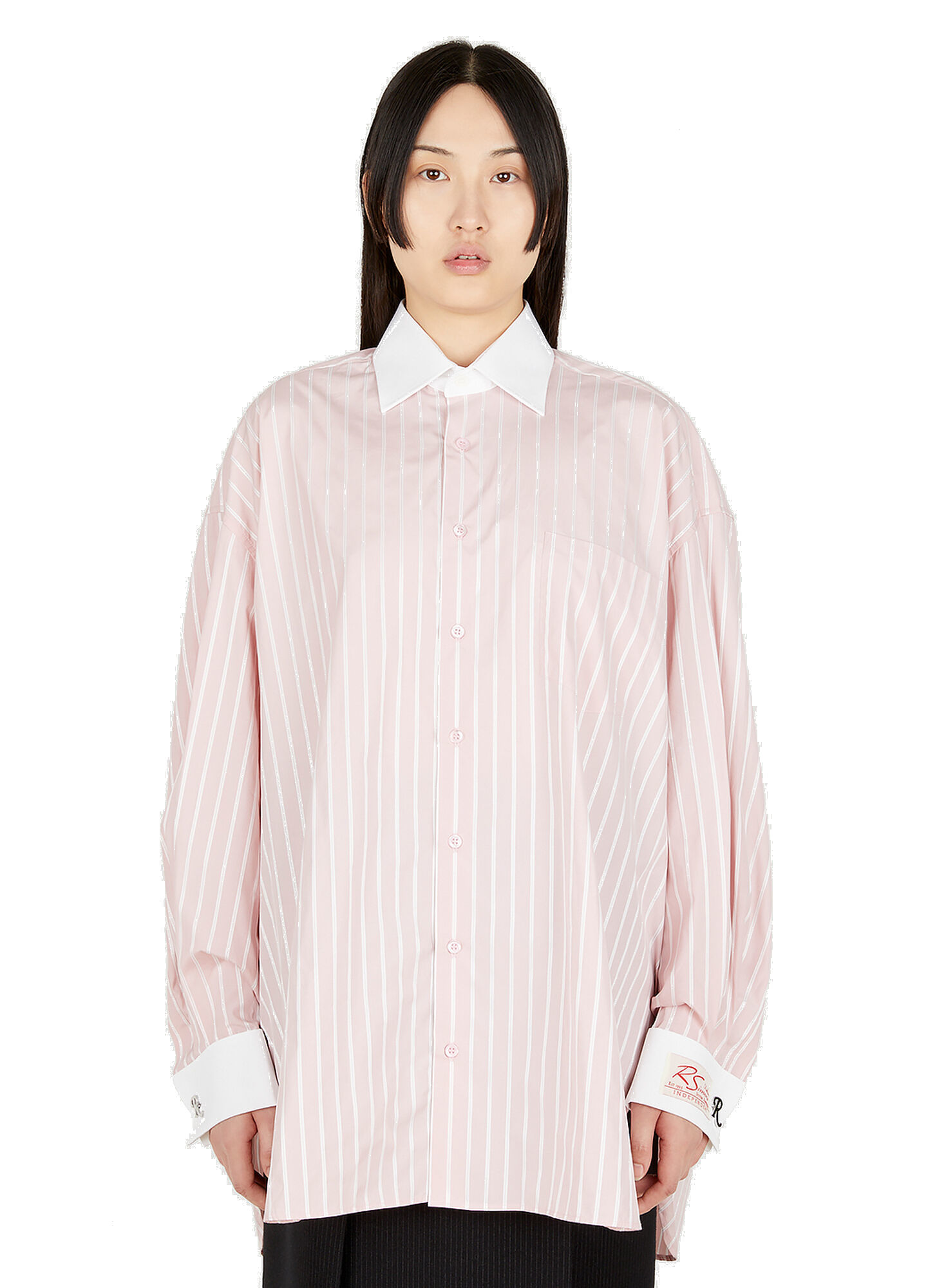 Photo: Logo Patch Business Shirt in Pink