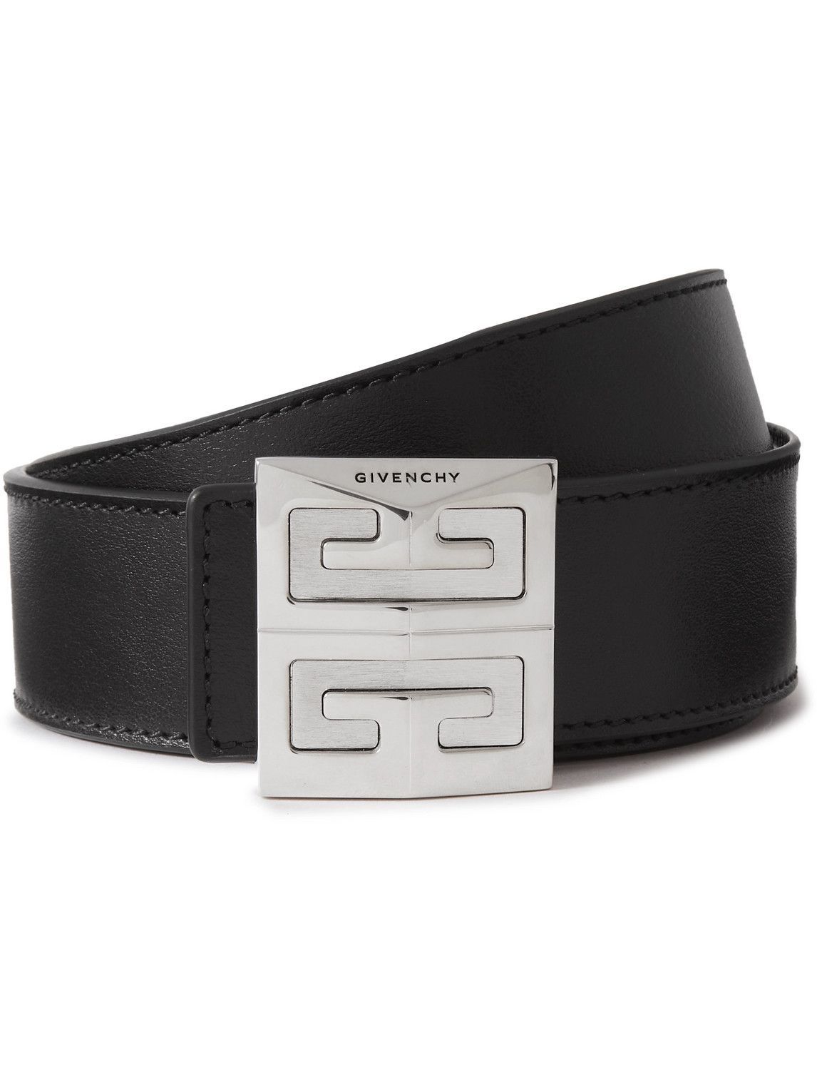 Givenchy  Reversible Leather Belt - Black Givenchy