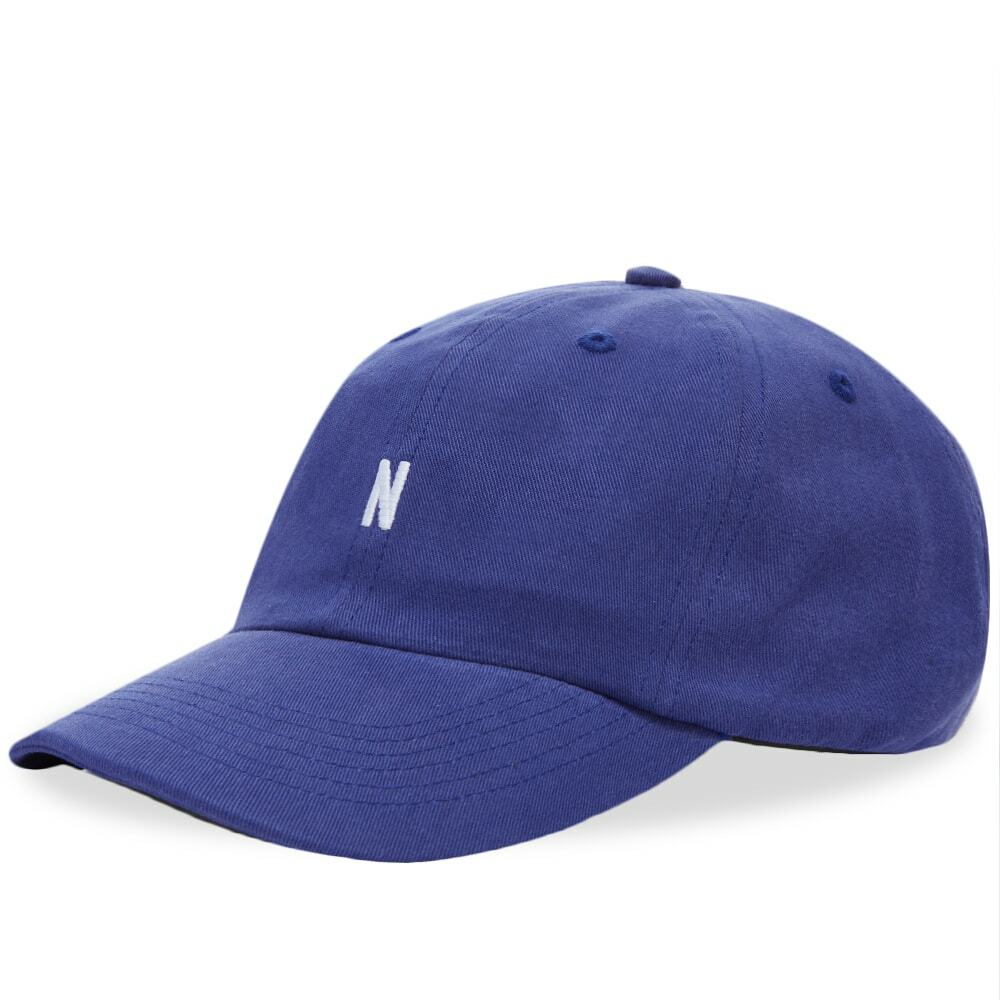 Norse Projects Men's Twill Sports Cap in Ultra Marine Norse Projects