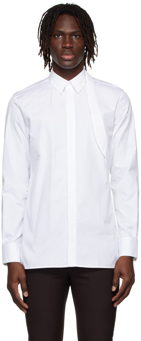 Givenchy White Padlock Harness Shirt Givenchy