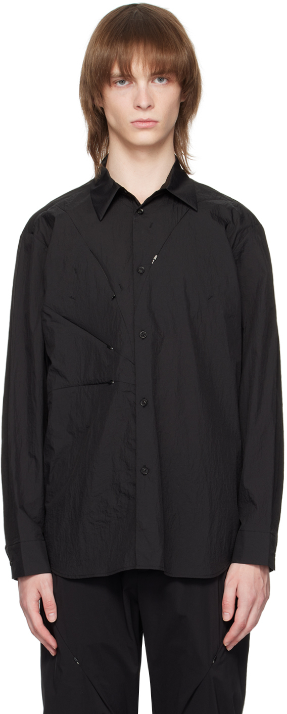 Post Archive Faction (PAF) Black Button Shirt