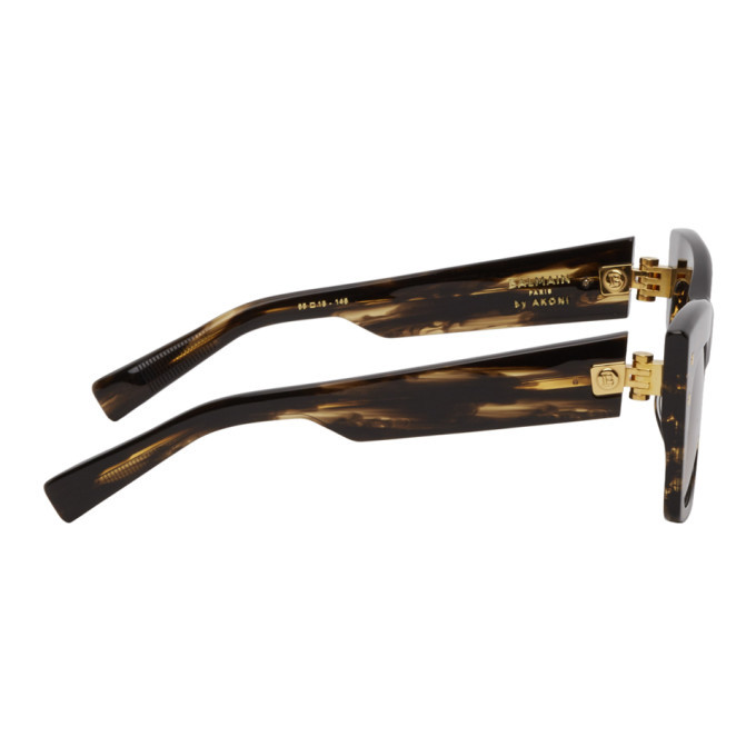 balmain tortoiseshell sunglasses