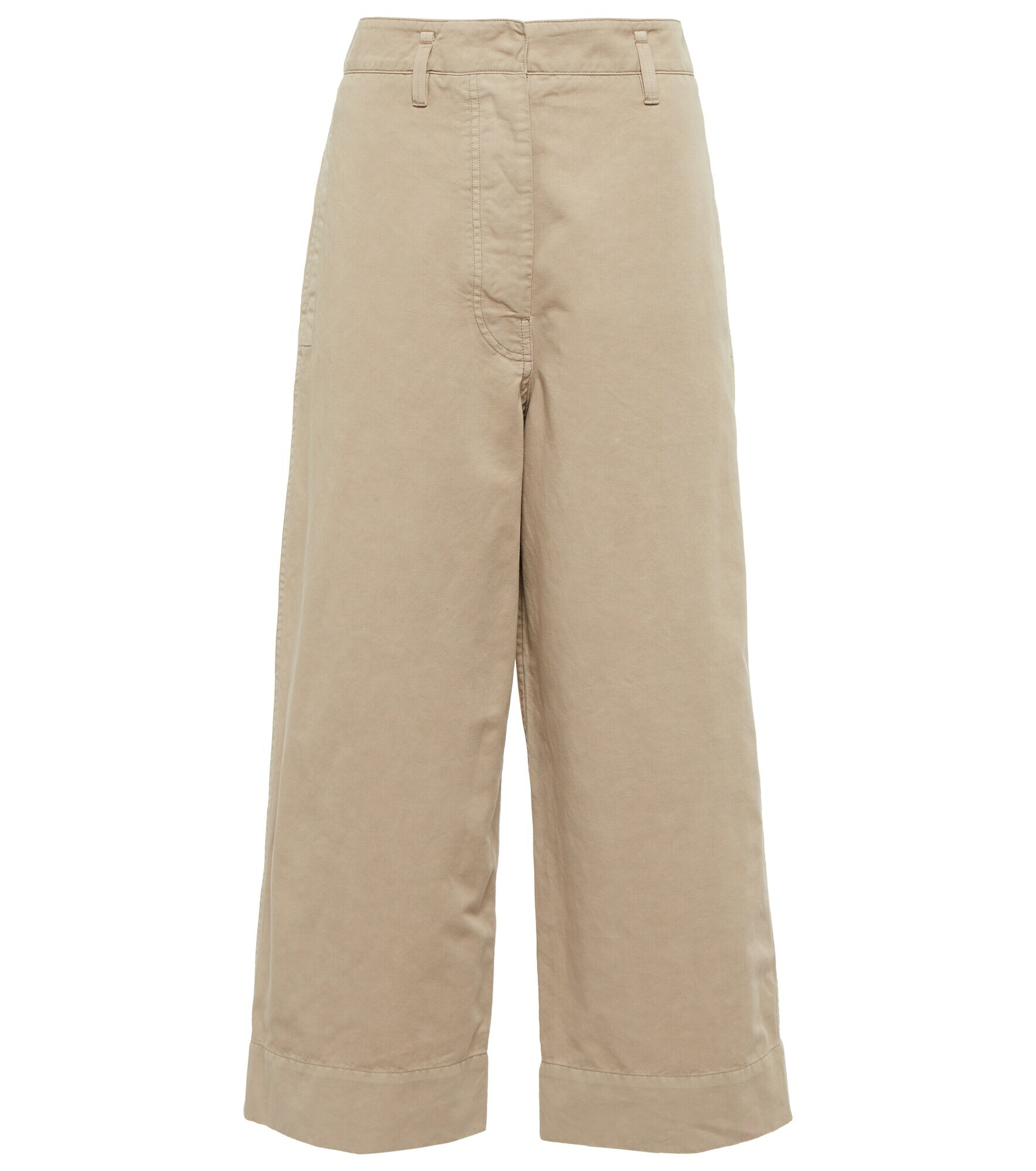 Lemaire - Cotton and linen cropped pants Lemaire