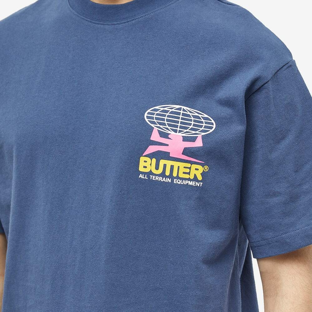 Butter Goods Men's All Terrain TShirt in Denim Butter Goods