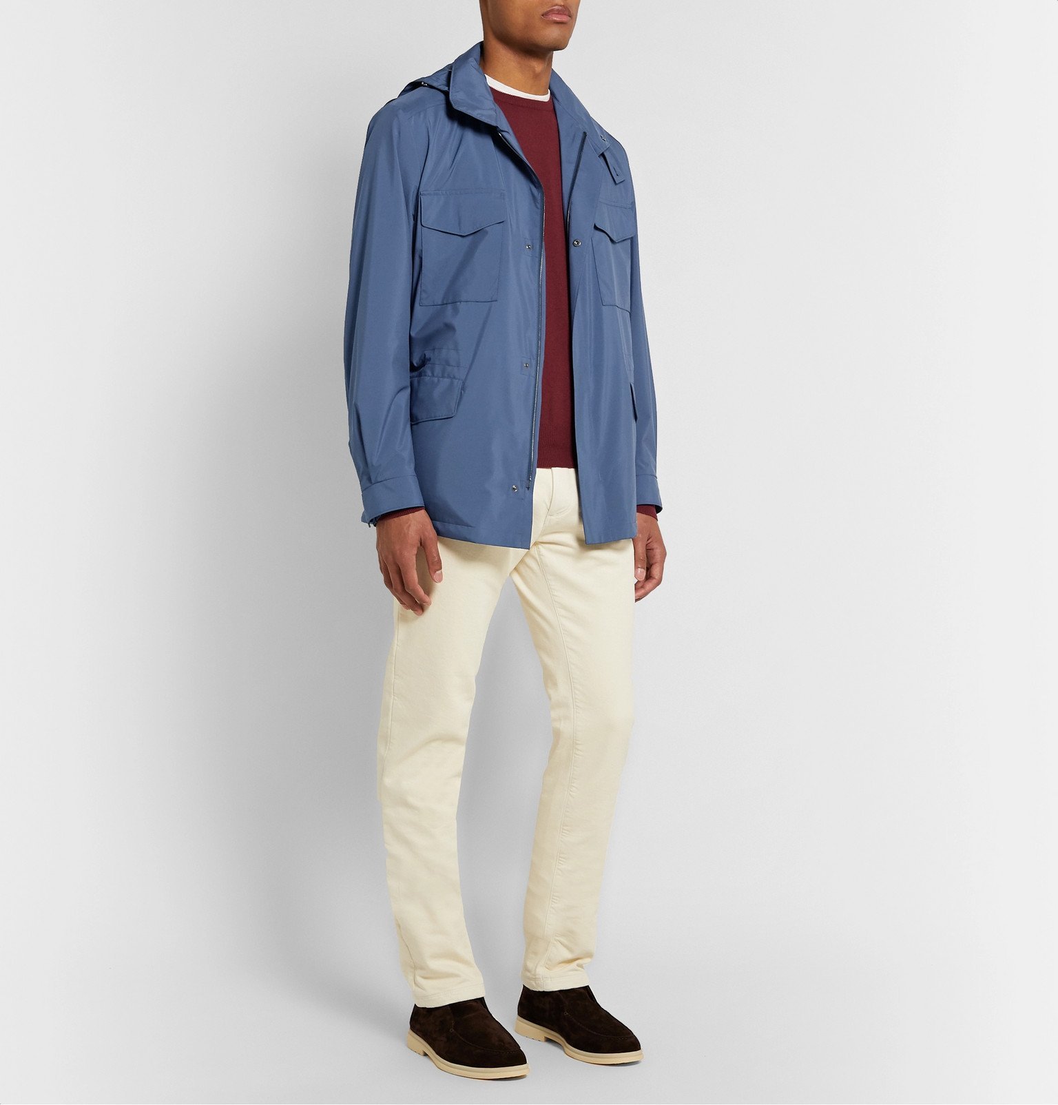 Loro Piana - Traveller Windmate Storm System Shell Hooded Field Jacket ...