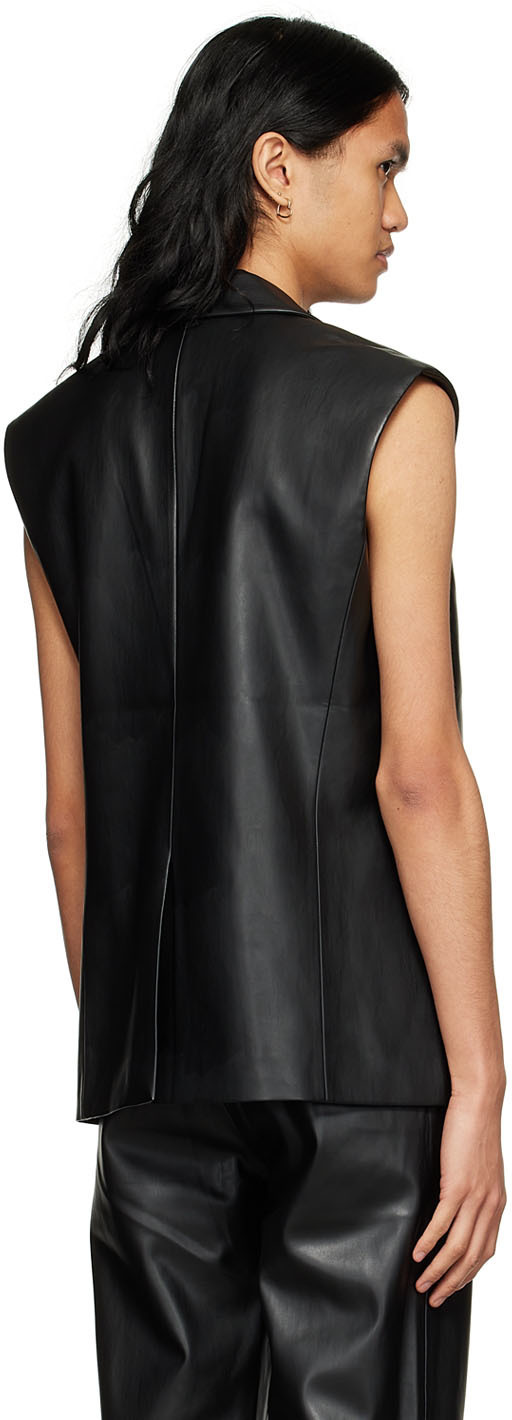 GLAM VENOM FAUX LEATHER VEST main image 1