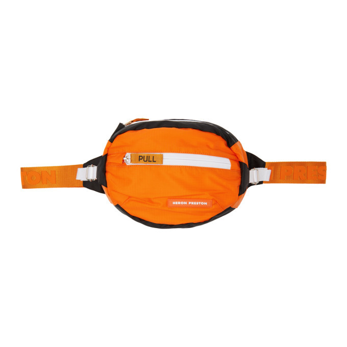 Heron Preston Orange Padded Fanny Pack Heron Preston