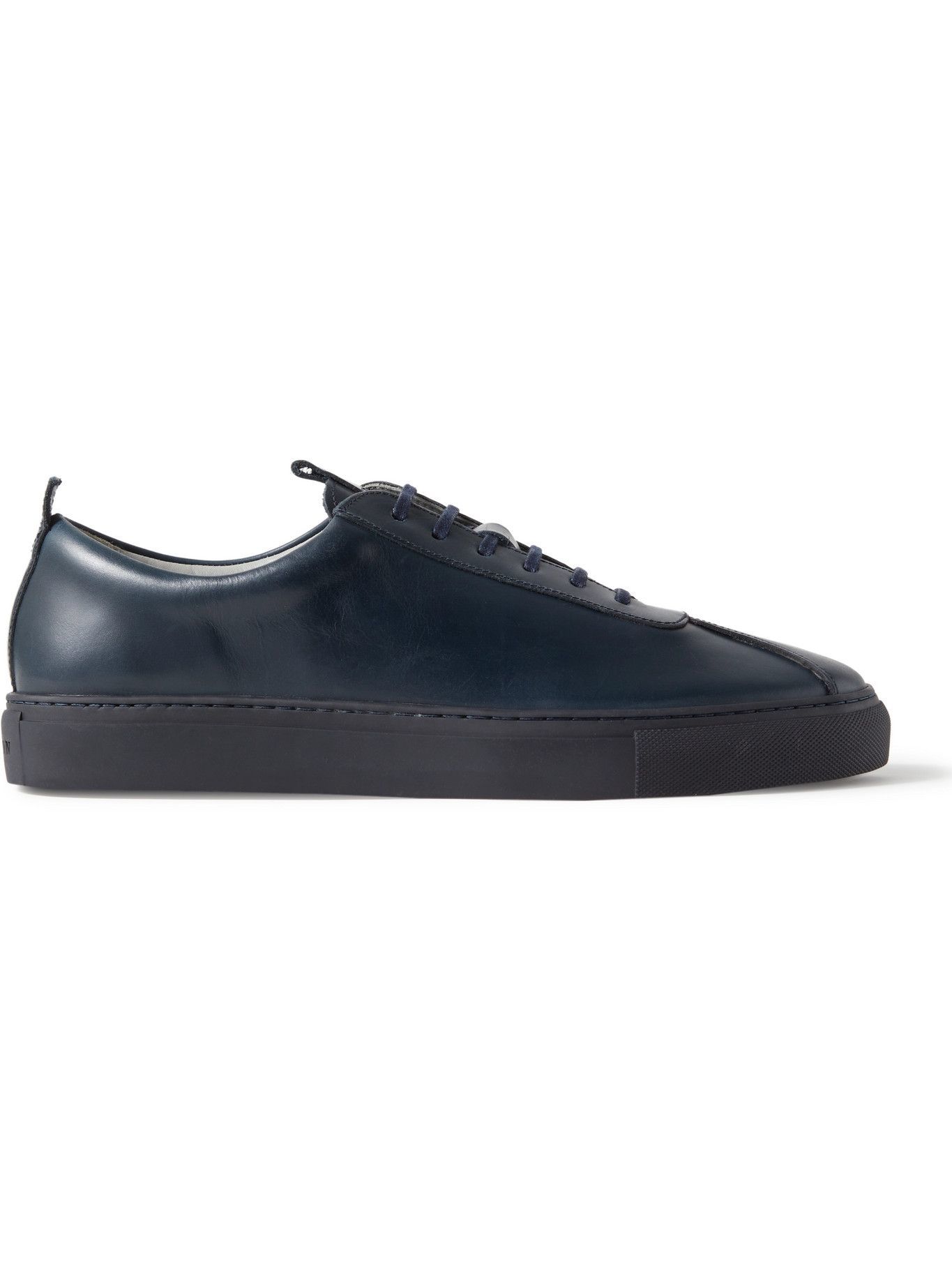 grenson leather sneakers