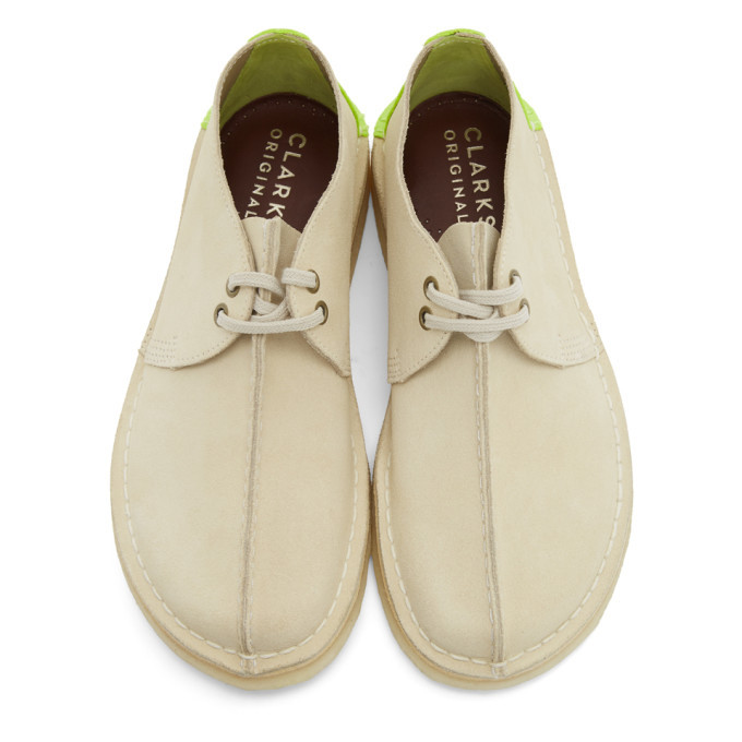 Clarks Originals Beige Suede Trek Desert Boots Clarks Originals